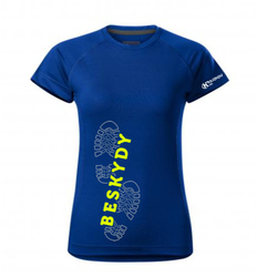 Dámské  funkční  tričko Beskydy - BLUE