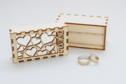 Dárková krabička na snubní prstýnky