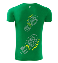 Pánské bavlněné tričko Jeseníky - GREEN