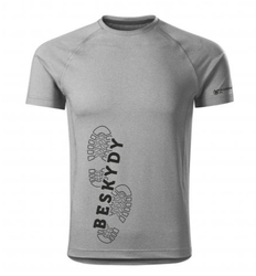 Pánské funkční tričko Beskydy - GREY