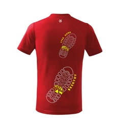Pánské bavlněné tričko Beskydy - RED
