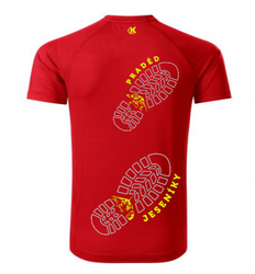 Pánské funkční tričko Jeseníky - RED