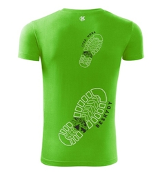 Pánské bavlněné tričko Beskydy -  LIGHT GREEN