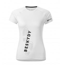 Dámské  funkční  tričko Beskydy -  WHITE