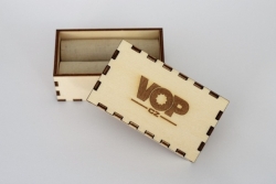 Dárková krabička na manžetové knoflíčky s logem firmy